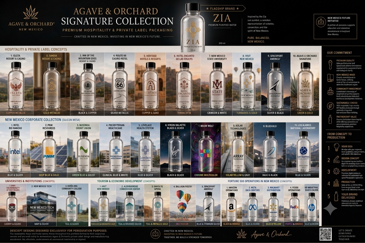 Agave and Orchard visitor center and Signature Collection display