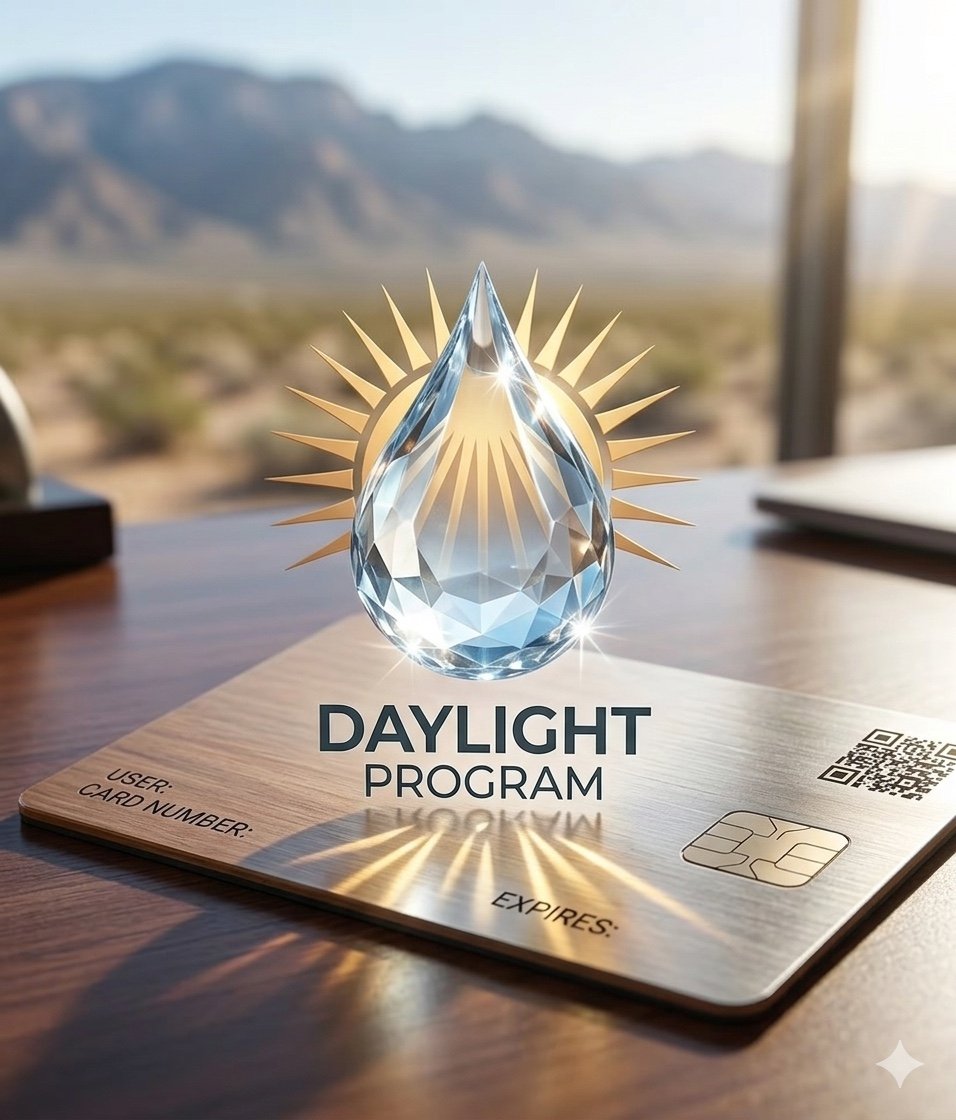Daylight water membership card program