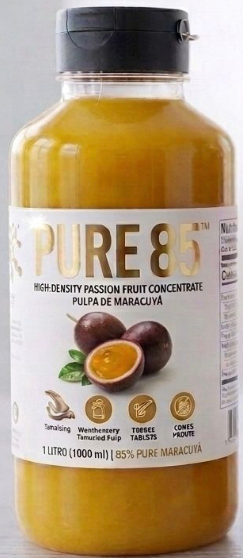 PURE85 passion fruit concentrate concept